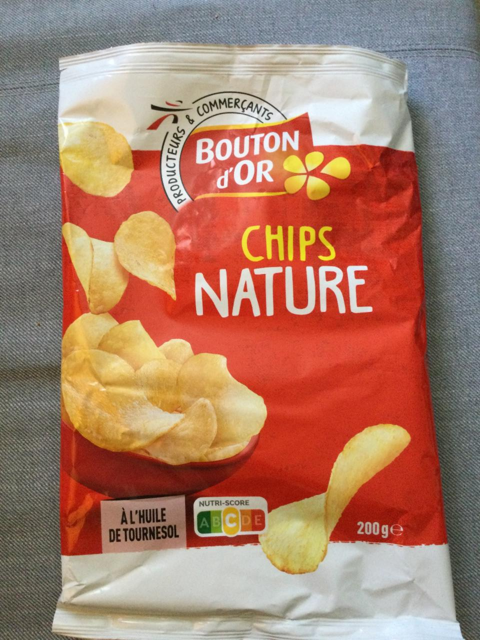 Fotografie - Chips Nature Bouton d'Or