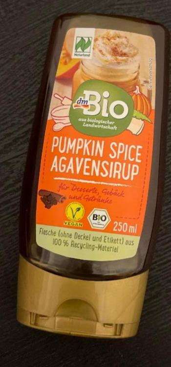 Fotografie - Pumpkin spice agavensirup dmBio