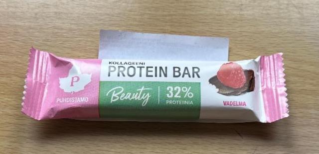 Fotografie - Kollageeni Protein bar Vadelma (malina) Puhdistamo