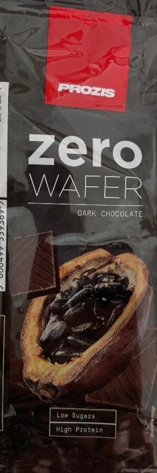 Fotografie - Zero Wafer Dark Chocolate Prozis