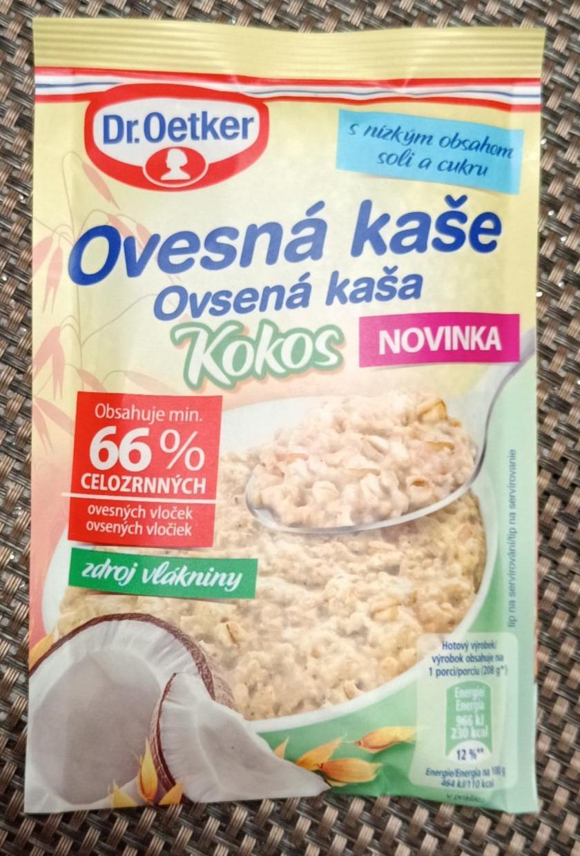 Fotografie - Ovesná kaše Kokos Dr. Oetker