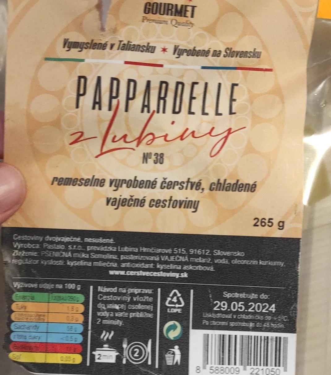 Fotografie - Pappardelle z Lubiny Pastaio