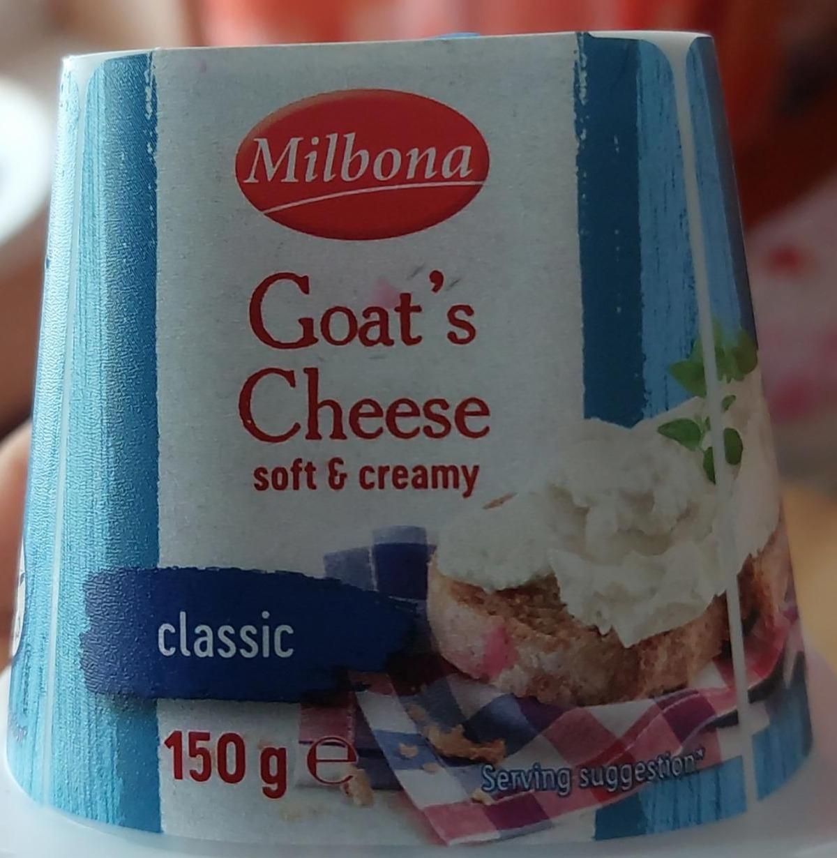 Fotografie - Goat's cheese soft & creamy classic Milbona