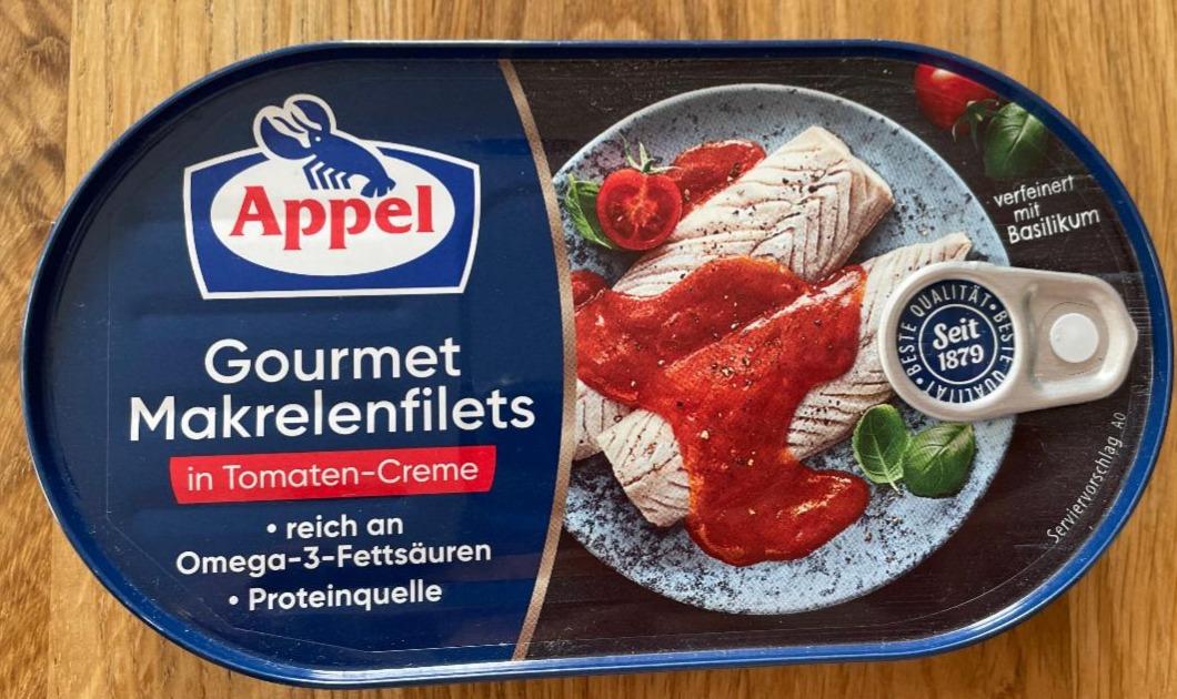 Fotografie - Gourmet Makrelenfilets in Tomaten-Creme Appel