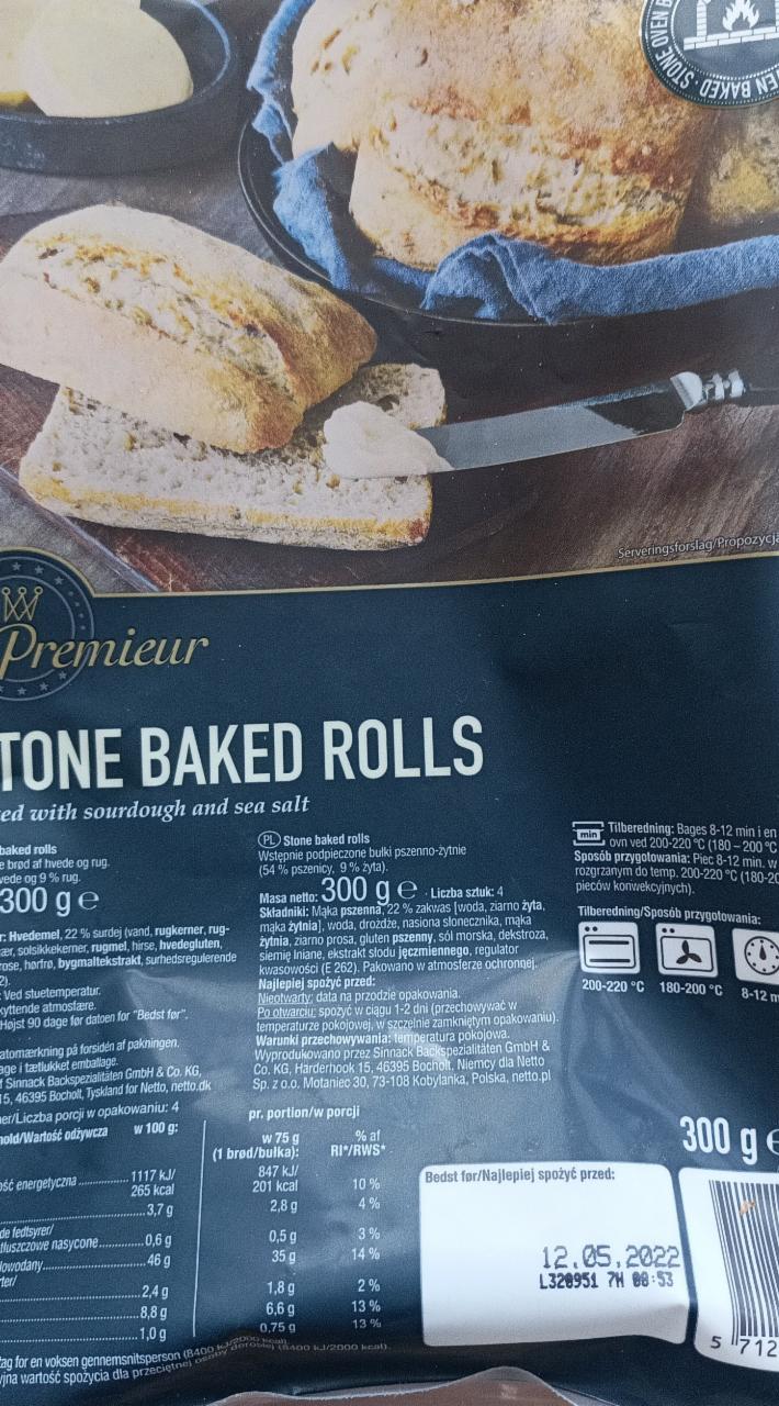 Fotografie - Stone Baked Rolls Premieur