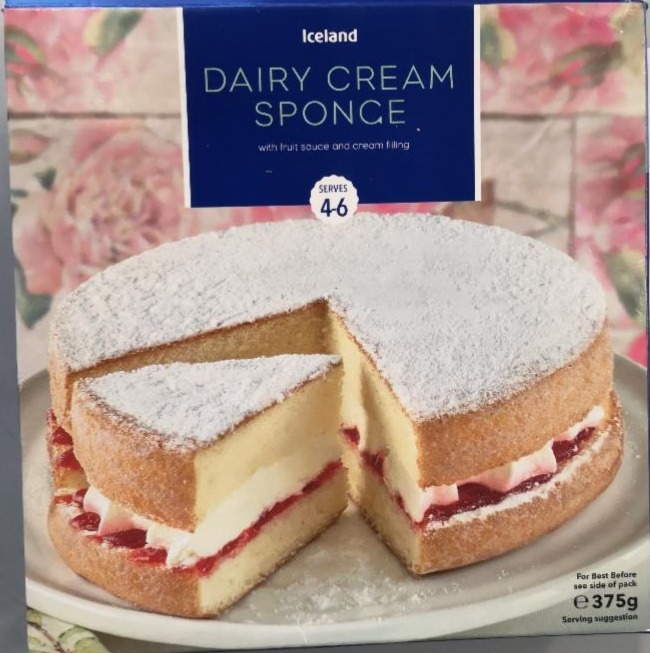 Fotografie - Dairy Cream Sponge Iceland