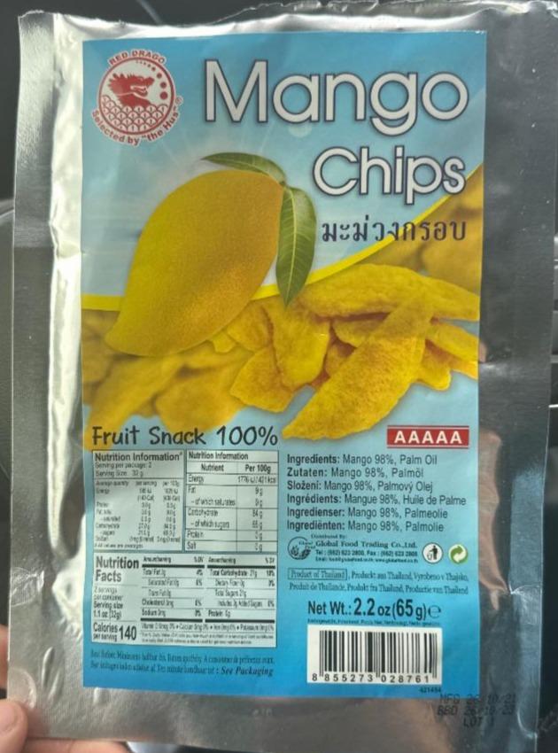 Fotografie - Mango Chips Red Dragon