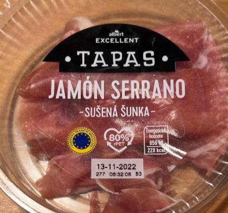 Fotografie - Tapas Jamón Serrano sušená šunka Albert Excellent