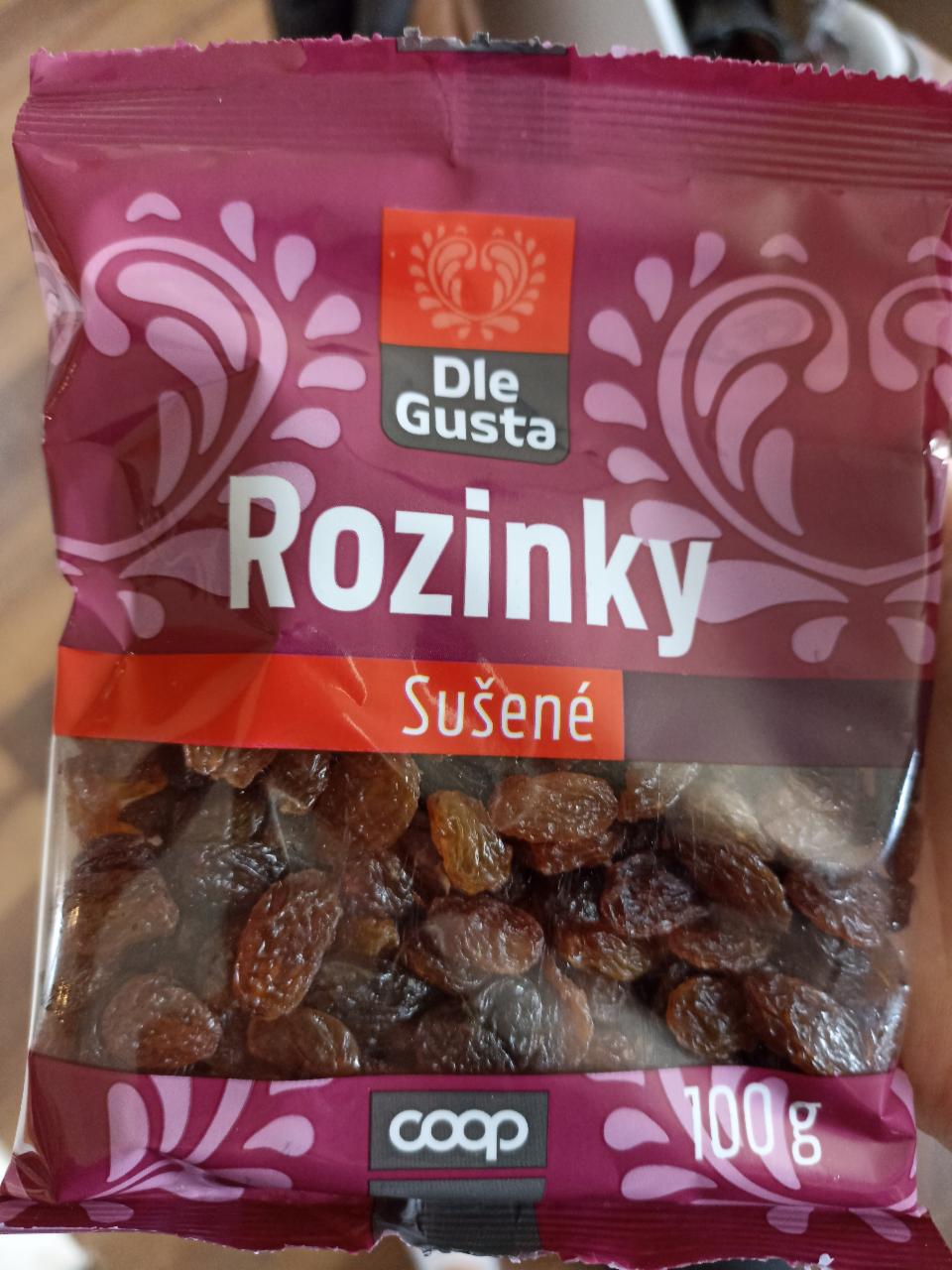 Fotografie - rozinky sušené Dle Gusta