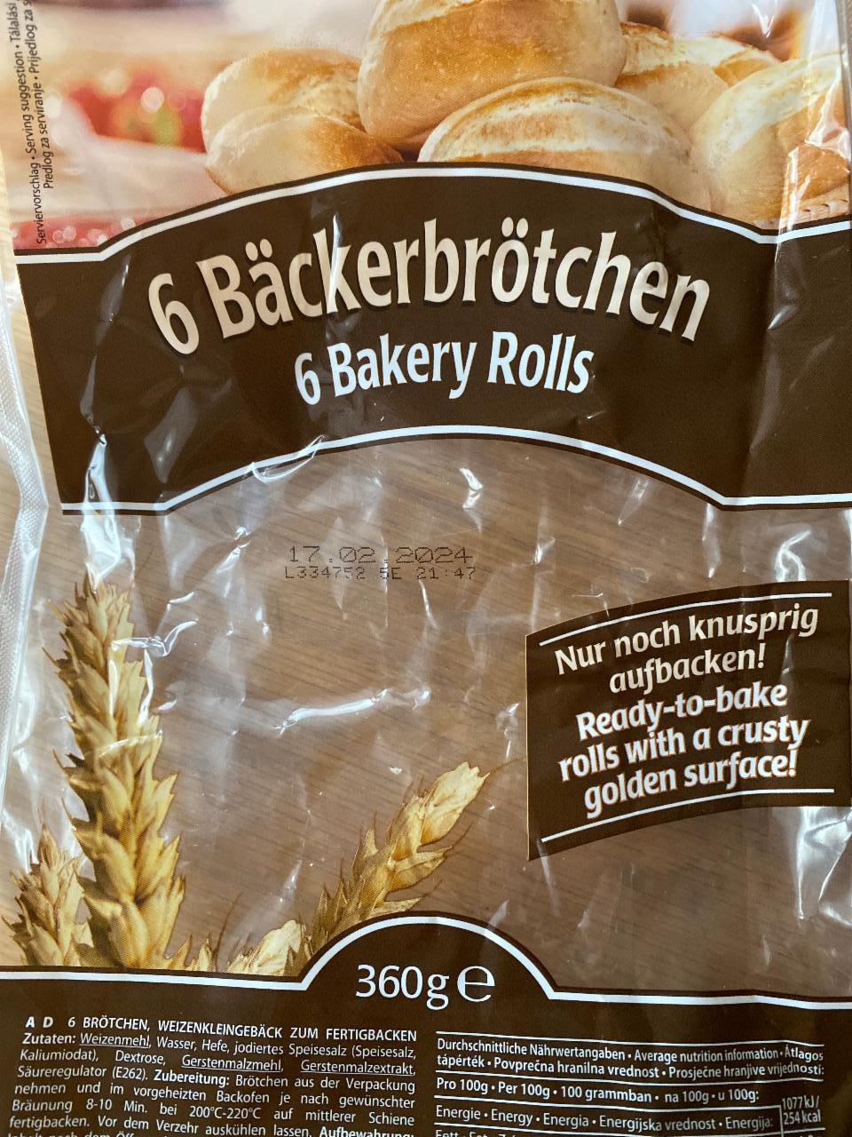 Fotografie - Bäckerbrötchen Bakery Rolls Spar