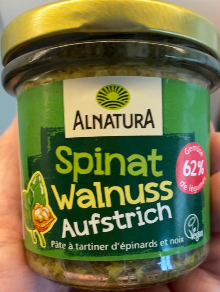 Fotografie - Spinat Walnuss Aufstrich Alnatura