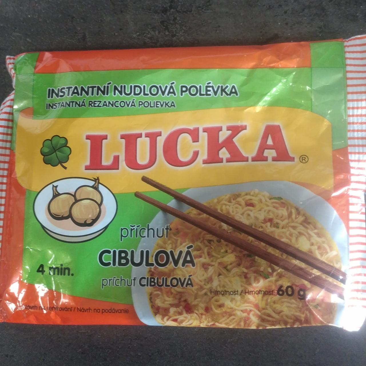 Fotografie - Instantní nudlová polévka příchuť cibulová Lucka