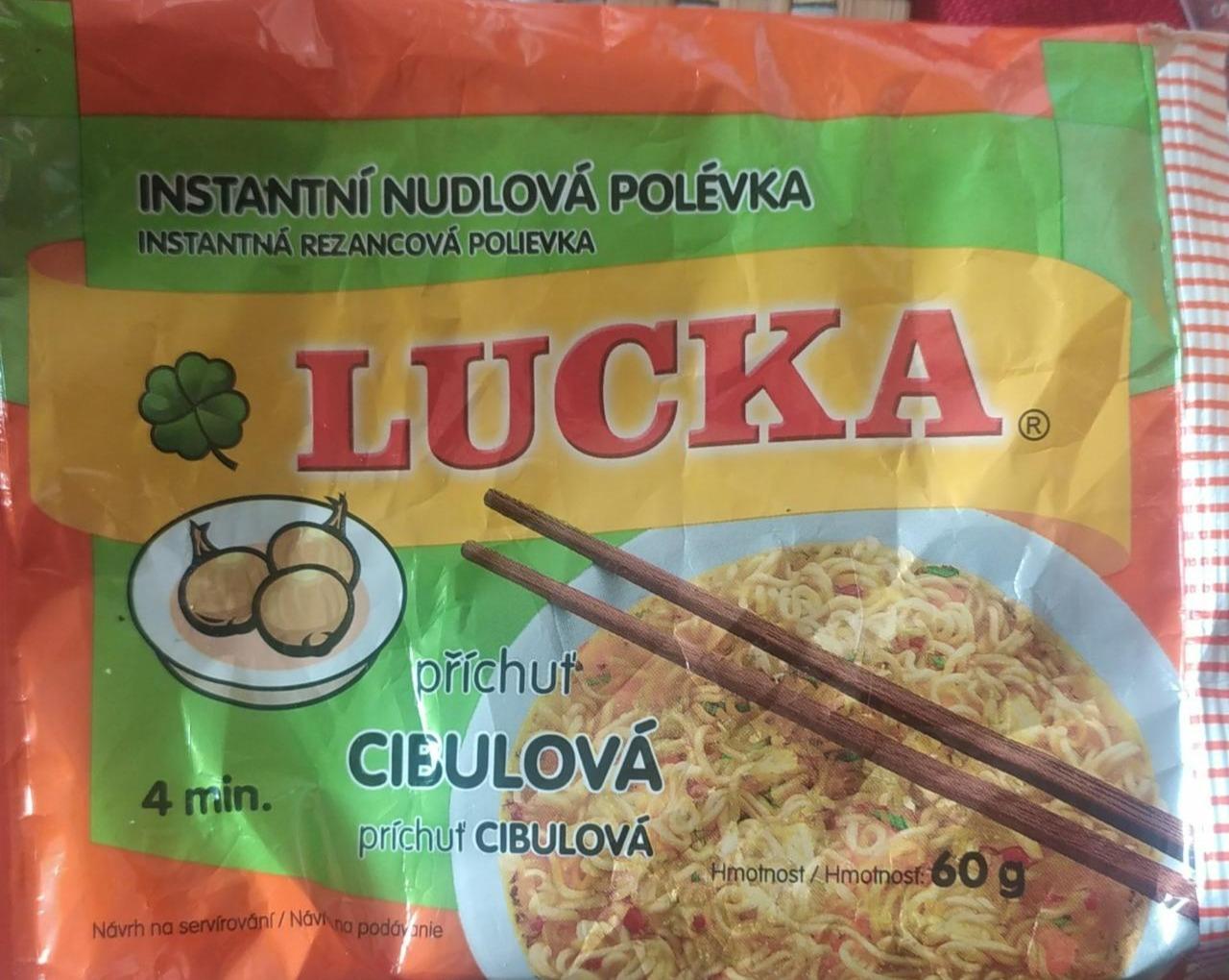 Fotografie - Instantní nudlová polévka příchuť cibulová Lucka