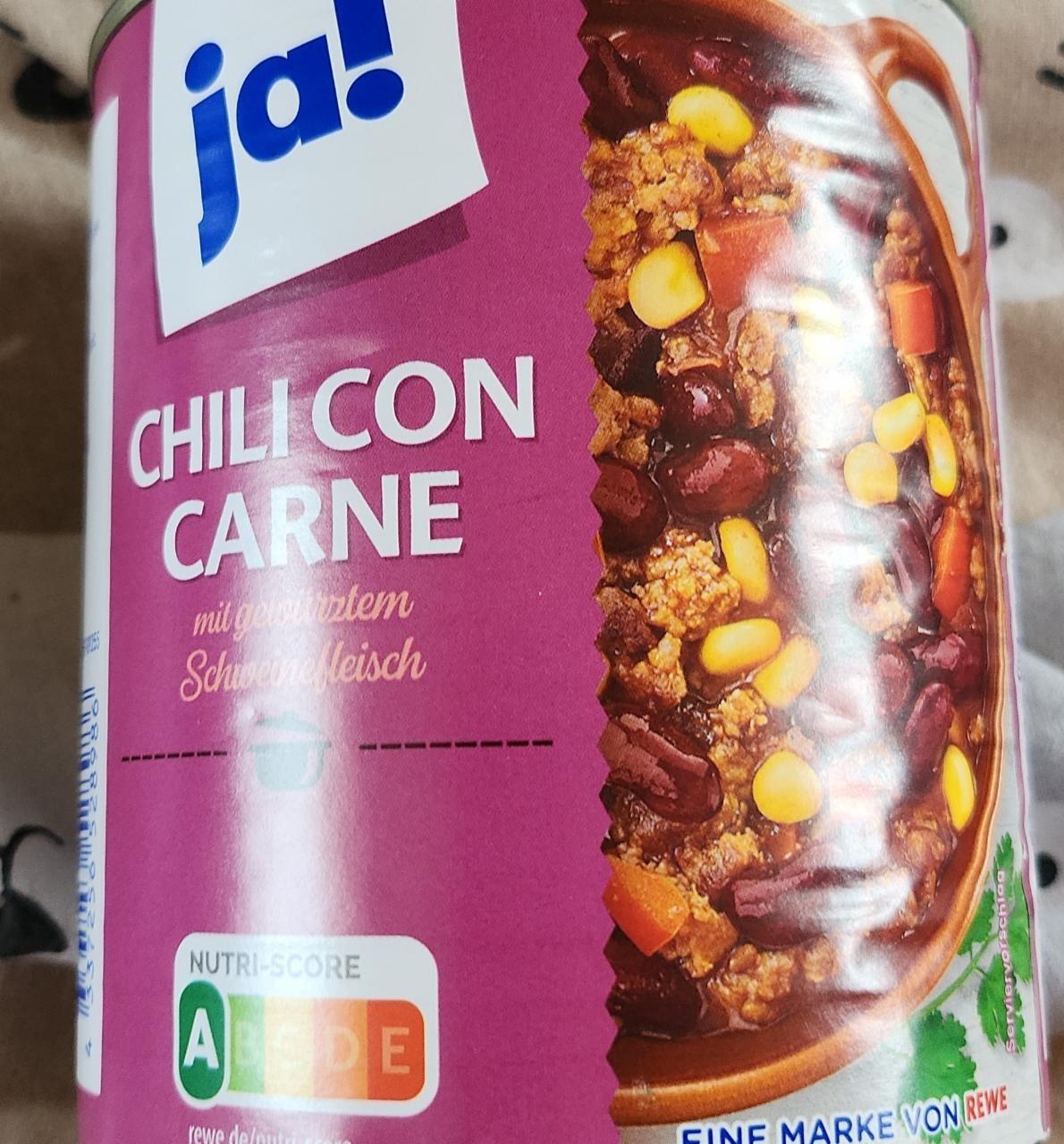 Fotografie - Chili con carne mit gewürztes Schweinefleisch Ja!