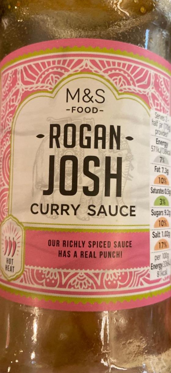 Fotografie - Rogan Josh Curry Sauce M&S