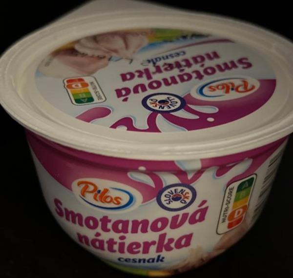 Fotografie - smotanová nátierka cesnak Pilos