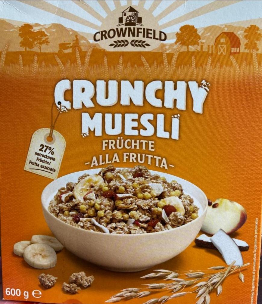 Fotografie - KNUSPER FRÜCHTE MUSLI Crownfield