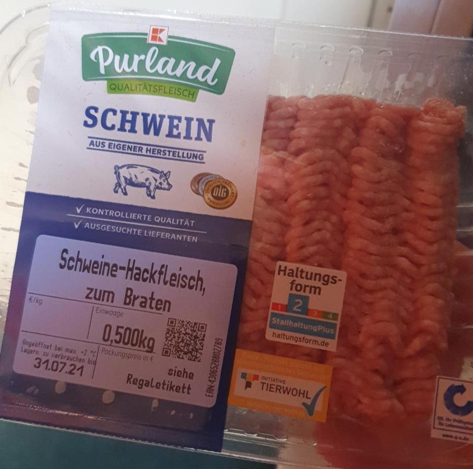 Fotografie - Schweine-Hackfleisch zum Braten Purland