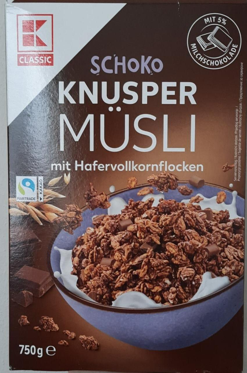 Fotografie - Schoko Knusper Müsli K-Classic