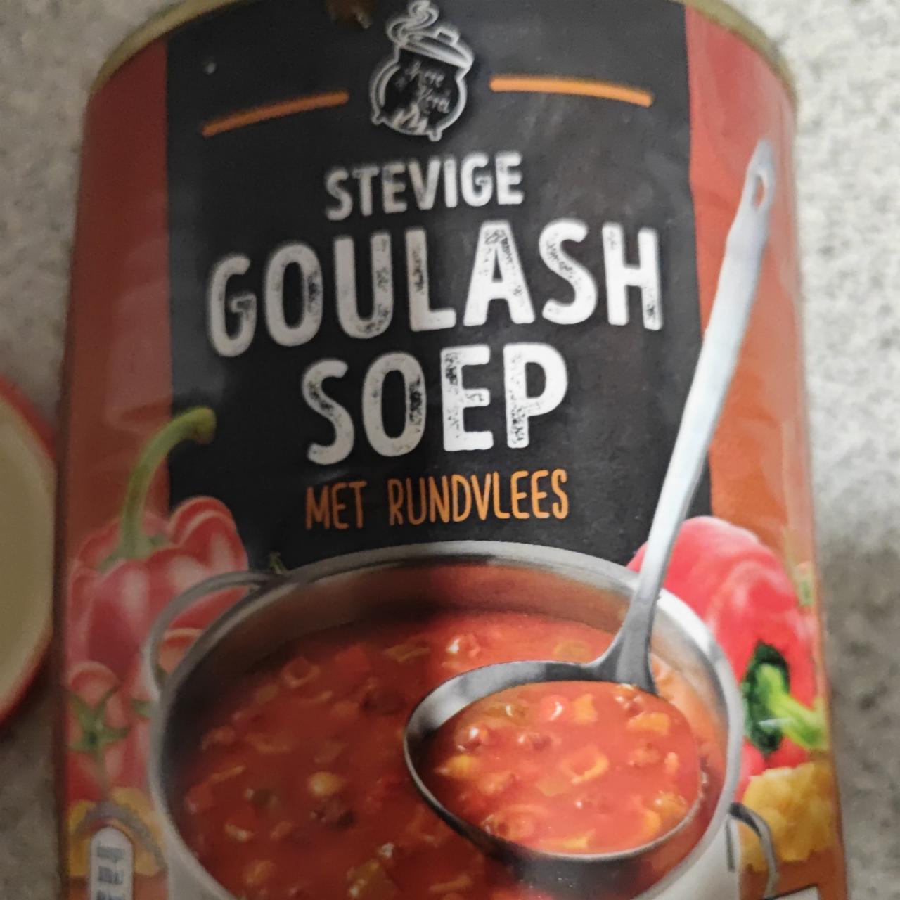 Fotografie - Stevige Goulash Soep met rundvlees