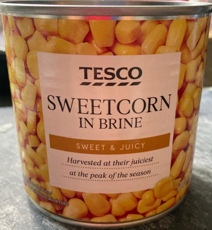 Fotografie - Sweetcorn in Brine Tesco