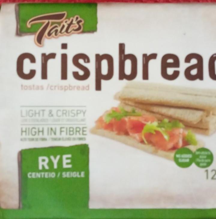 Fotografie - Crispbread Rye Light & Crispy Tait's