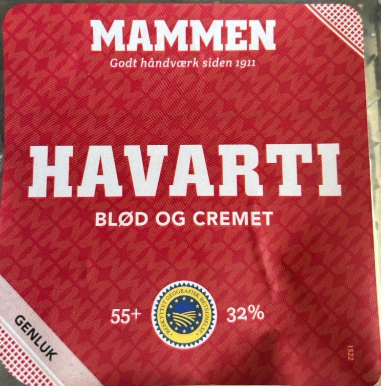 Fotografie - Havarti blød og cremet Mammen