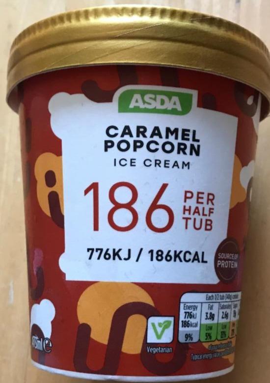 Fotografie - Caramel Popcorn Ice Cream Asda