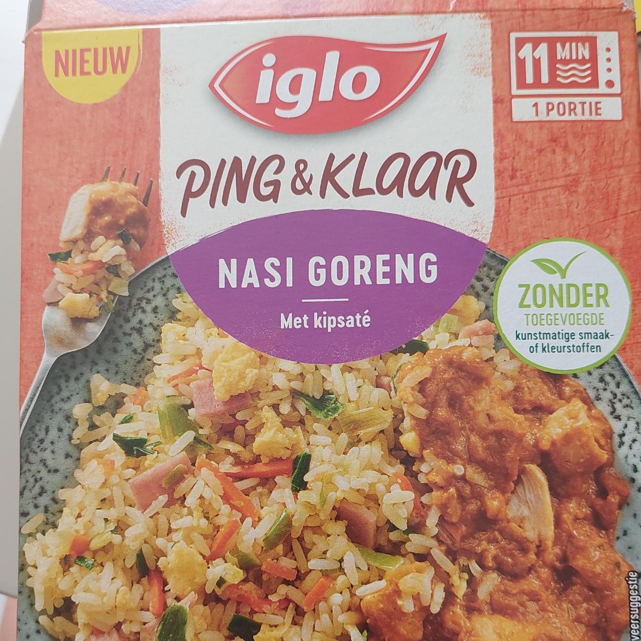 Fotografie - Ping & Klaar Nasi Goreng met kipsaté Iglo