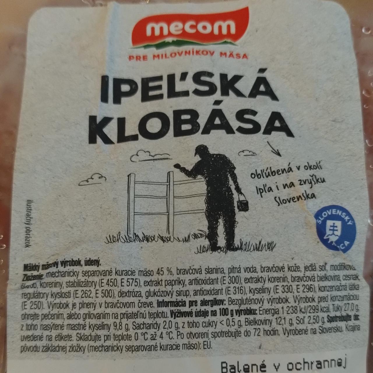 Fotografie - ipelska klobasa Mecom