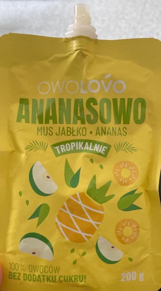 Fotografie - Ananasowo Mus Jabłko Ananas tropikalnie Owolovo