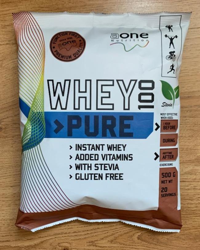 Fotografie - Whey 100 Pure Chocolate Aone nutrition