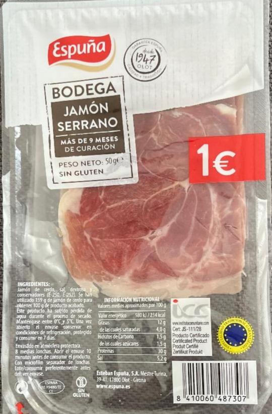 Fotografie - BODEGA Jamón Serrano Espuña