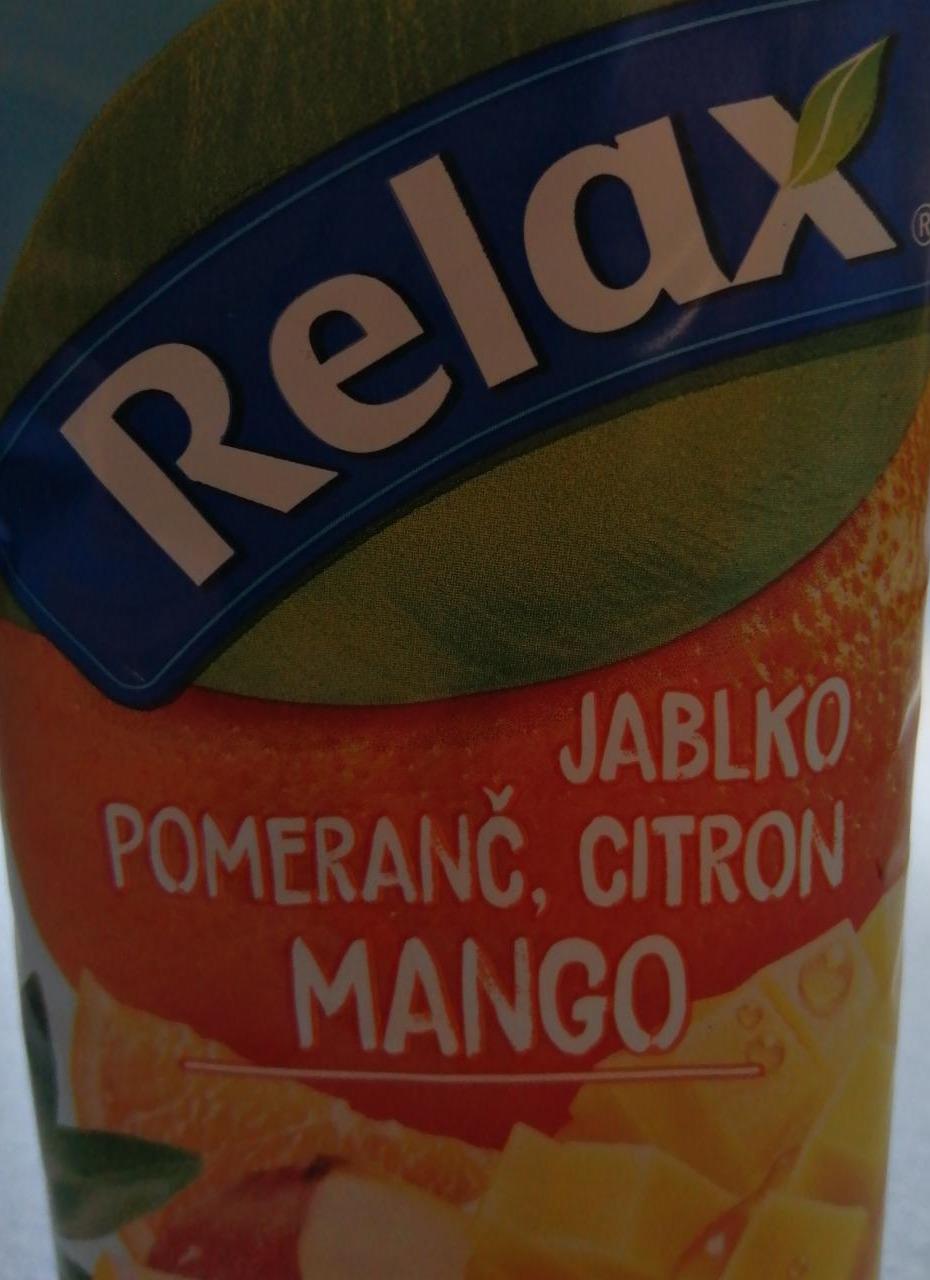 Fotografie - Nesycený ovocný napoj jablko pomeranč citron mango Relax