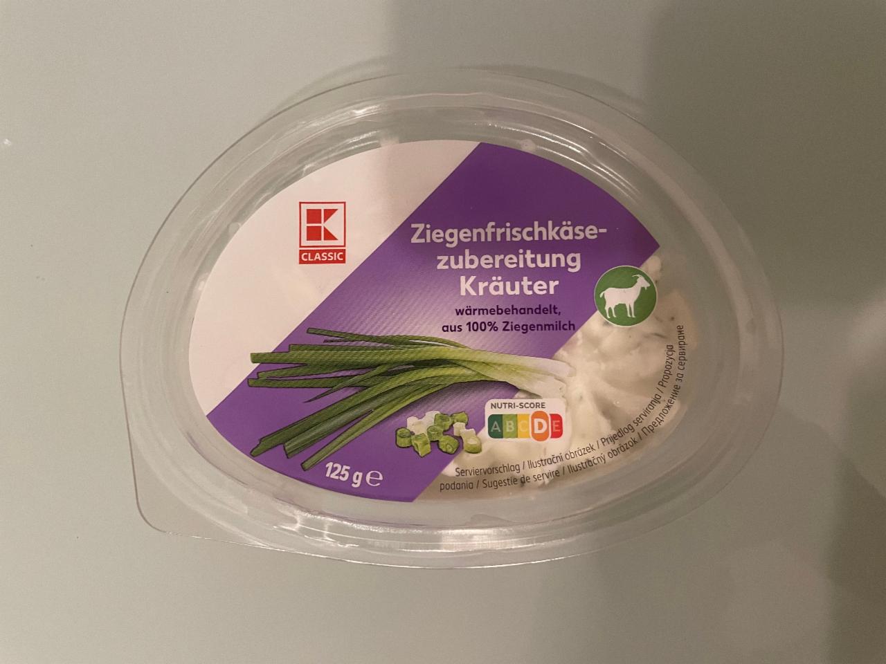 Fotografie - Ziegenfrischkäse-zubereitung Kräuter K-Classic