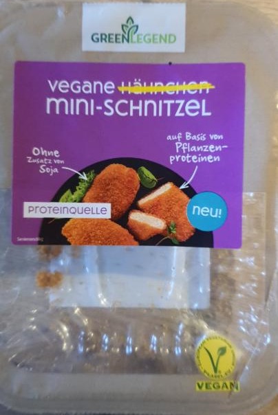 Fotografie - Vegane Mini-Schnitzel Green Legend