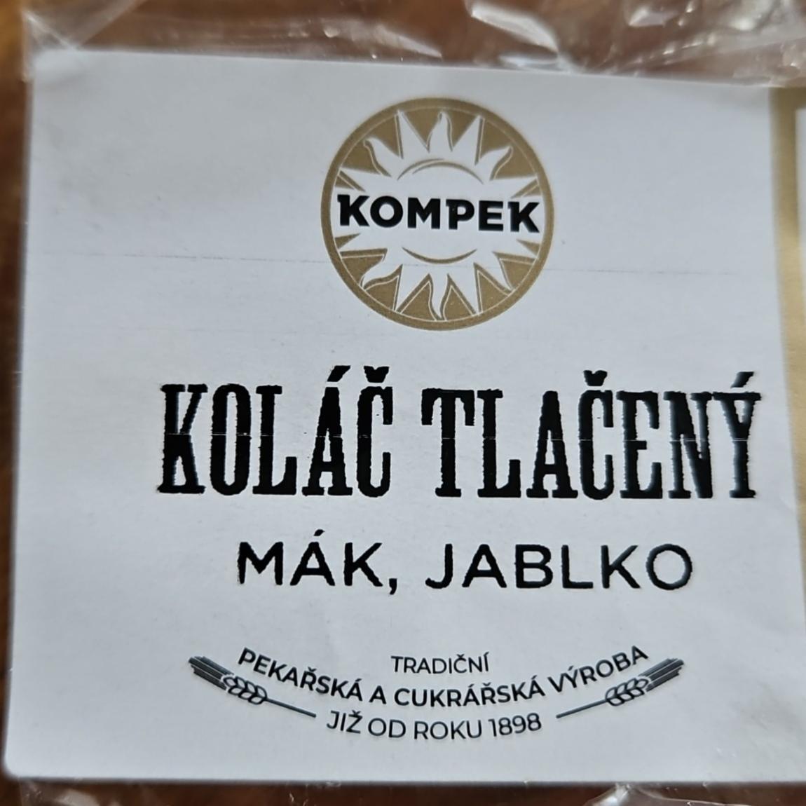 Fotografie - Koláč tlačený mák, jablko Kompek