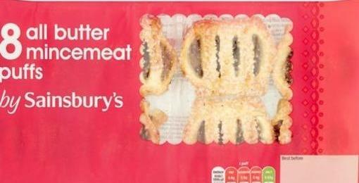 Fotografie - All Butter Mincemeat Puffs Sainsbury's