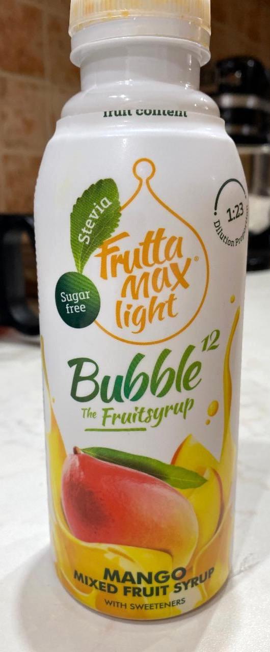 Fotografie - Light bubble the fruit syrup mango mixed fruit syrup FruttaMax