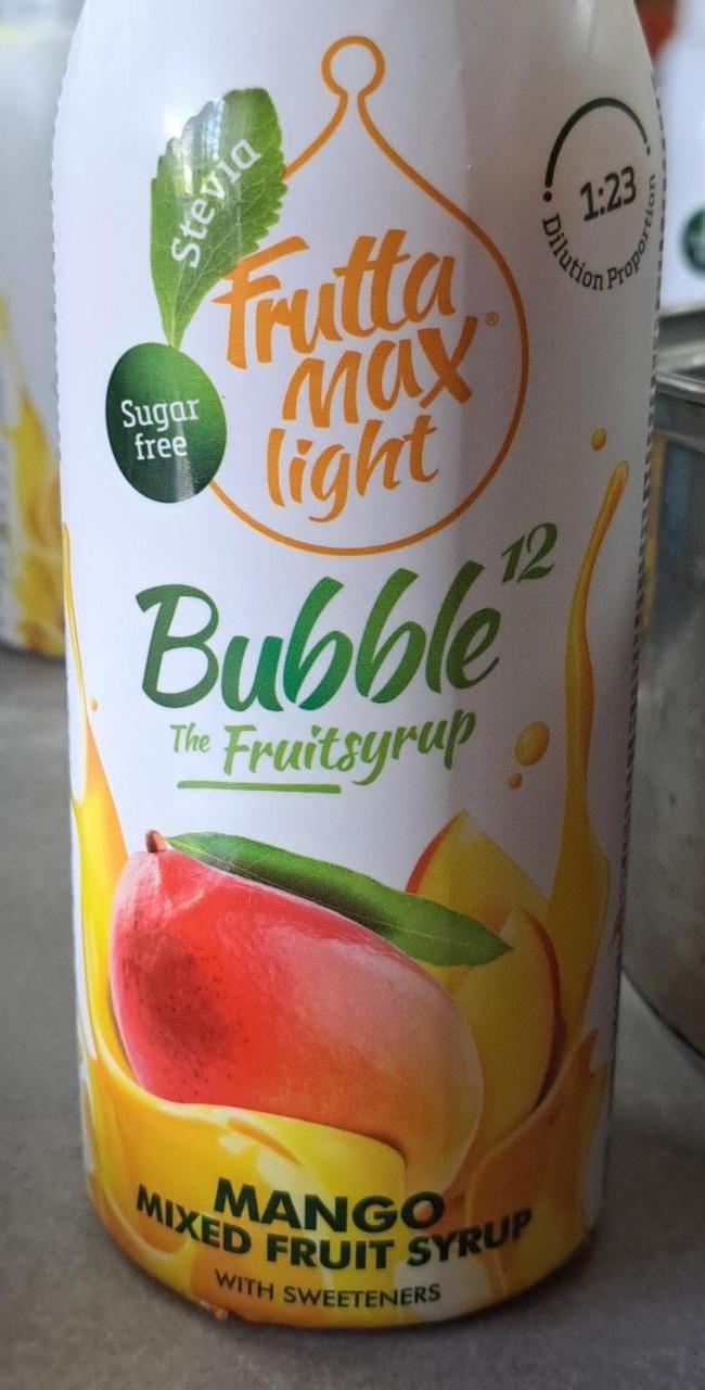 Fotografie - Light bubble the fruit syrup mango mixed fruit syrup FruttaMax