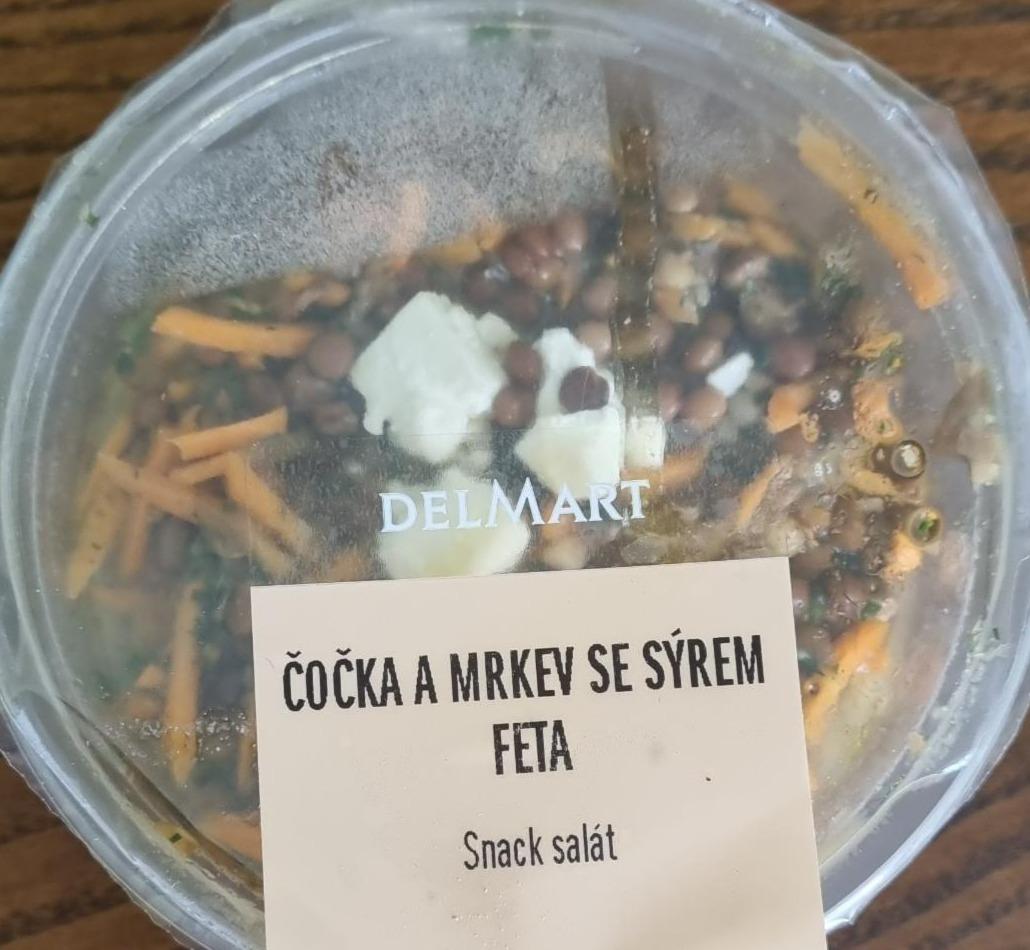 Fotografie - Snack salát Čočka a mrkev se sýrem feta Delmart