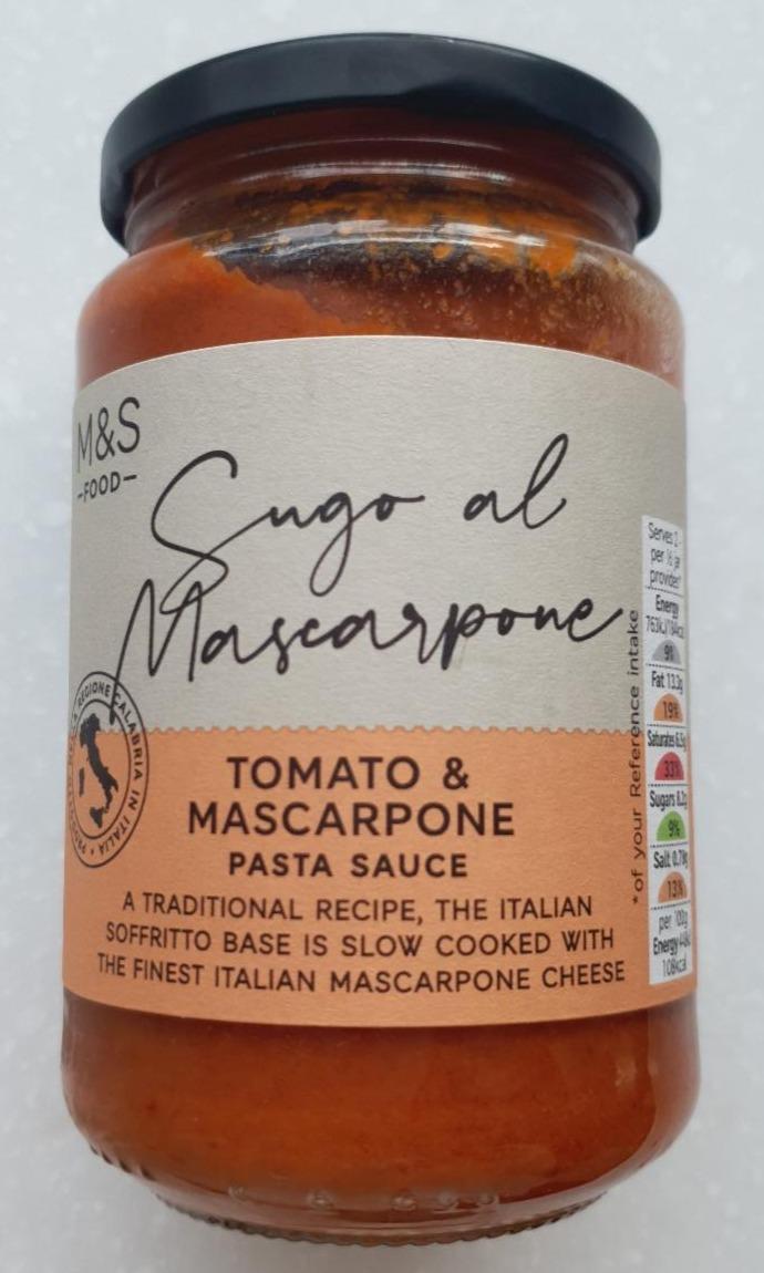 Fotografie - Sugo al mascarpone tomato & mascarpone pasta sauce Marks and Spencer