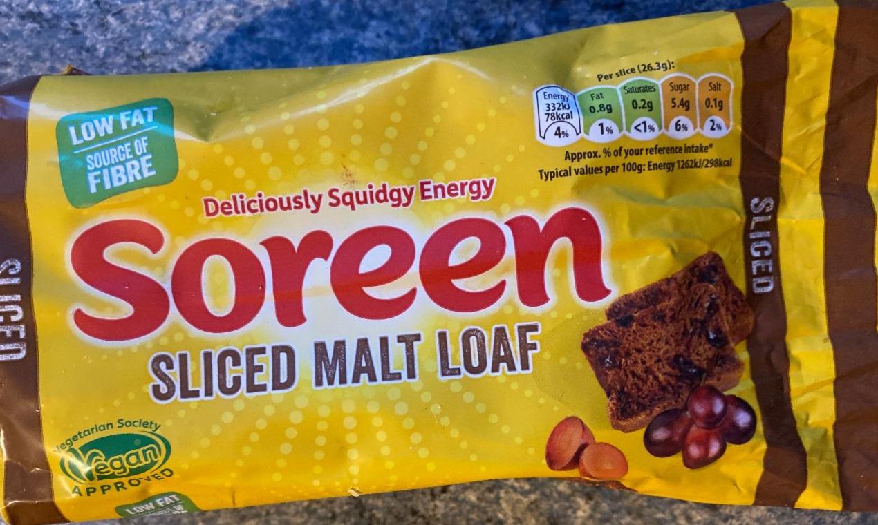 Fotografie - Sliced Malt Loaf Soreen