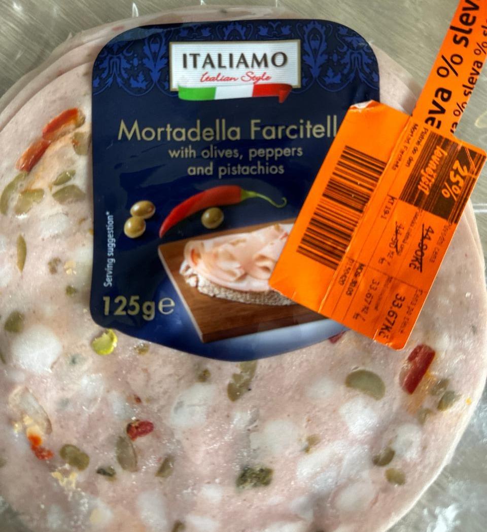 Fotografie - Mortadella Farcitell with olives, peppers and pistachios Italiamo