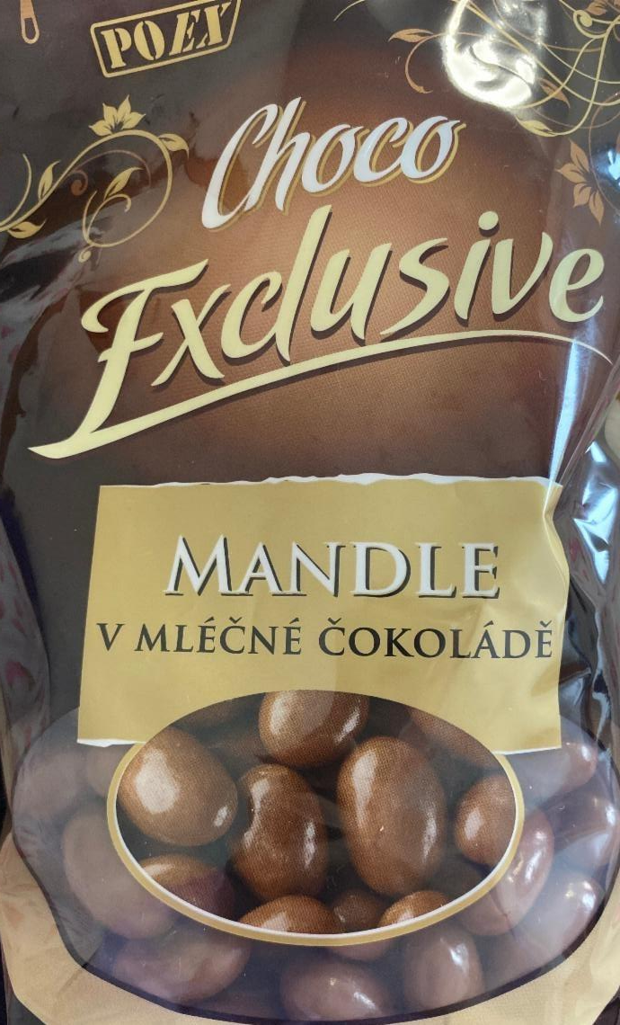 Fotografie - Choco Exclusive mandle v mléčné čokoládě Poex