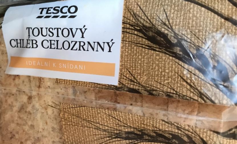 Fotografie - Toastový chléb celozrnný Tesco