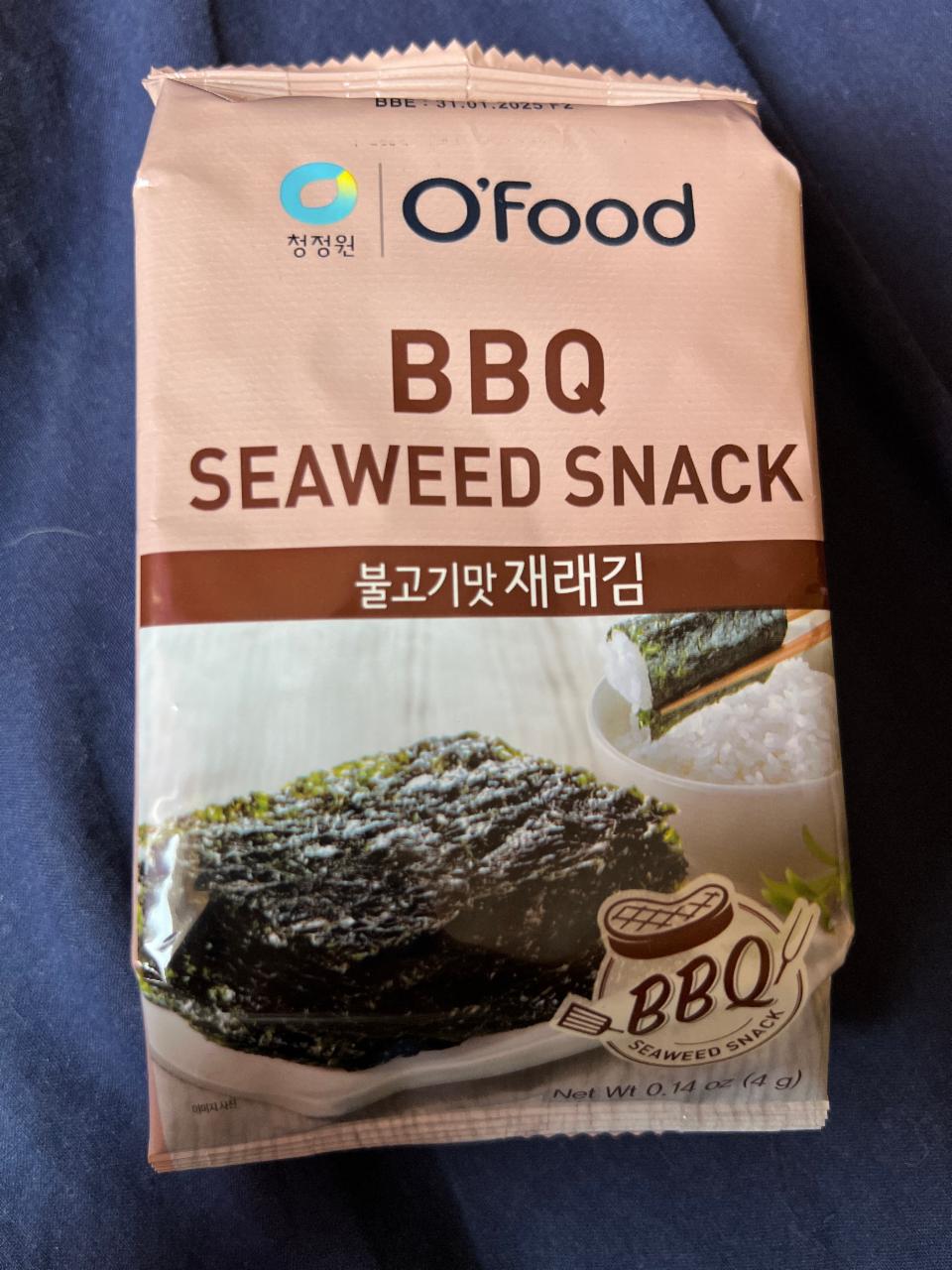 Fotografie - BBQ seaweed snack O'Food