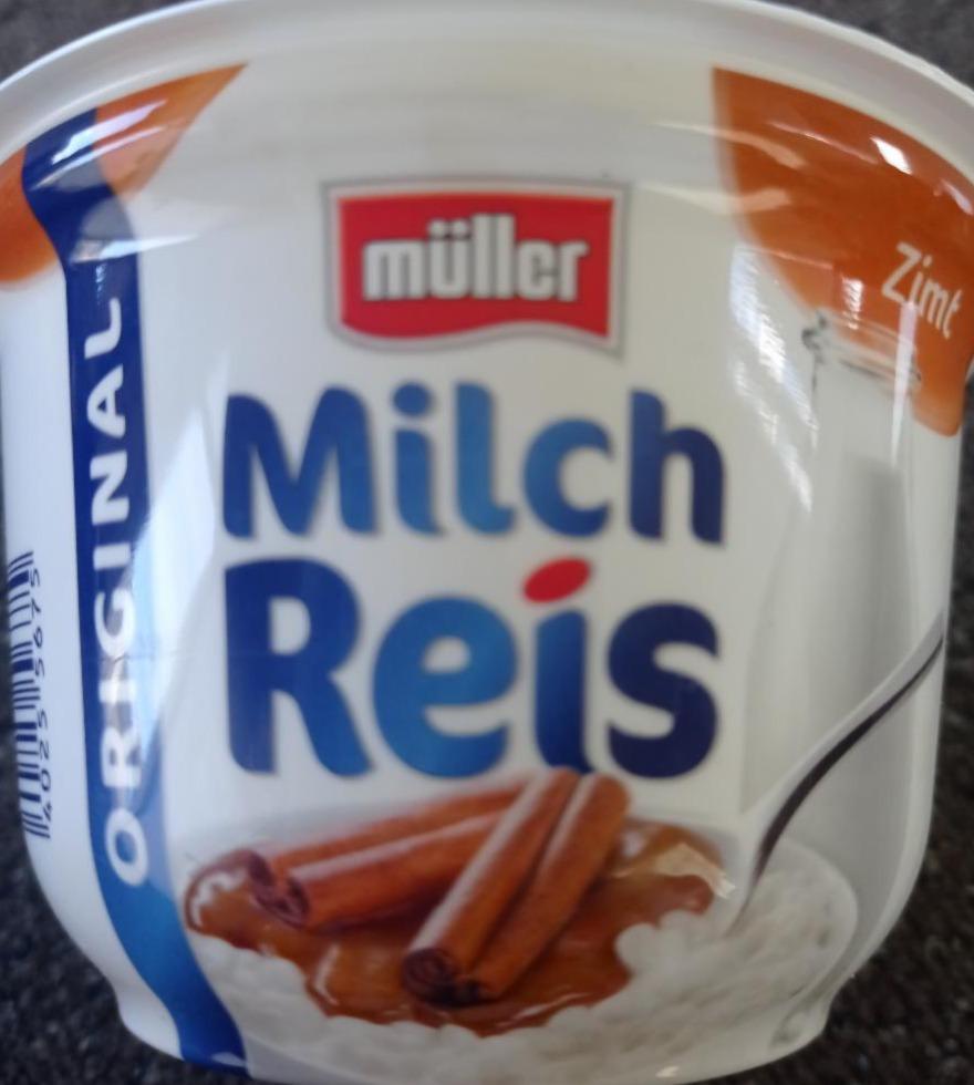 Fotografie - Milch Reis Zimt Müller