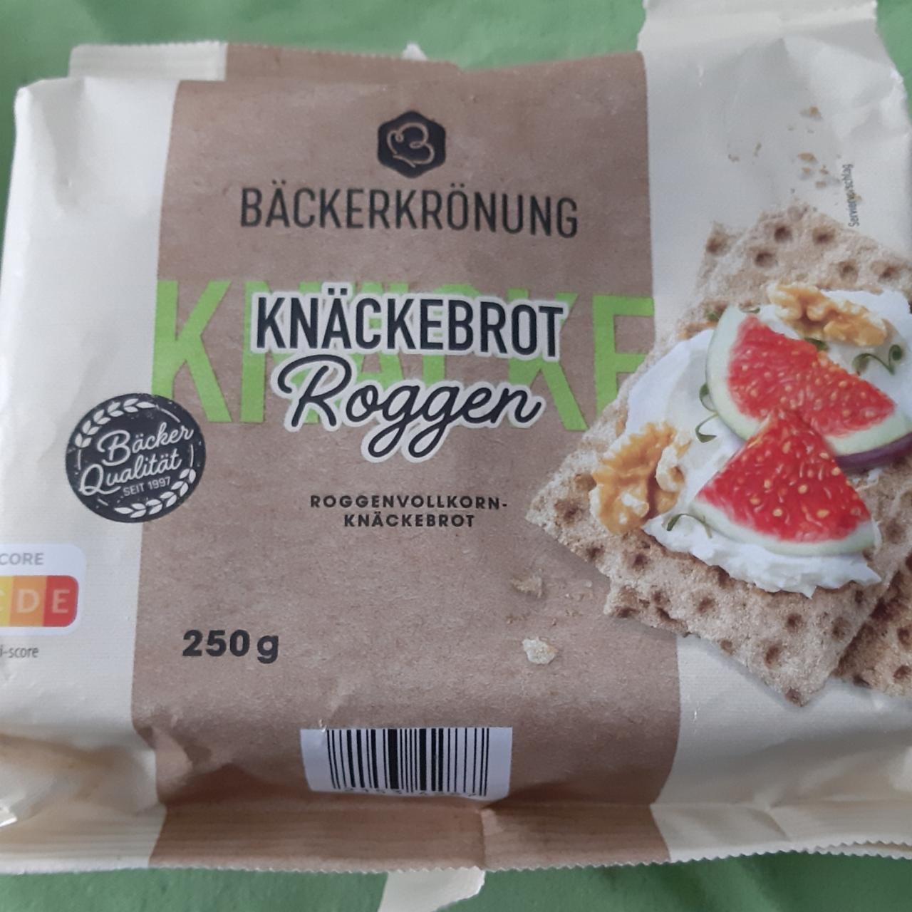 Fotografie - Knäckebrot roggen Bäckerkrönung