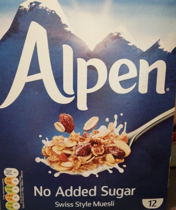 Fotografie - Swiss style muesli no added sugar Alpen